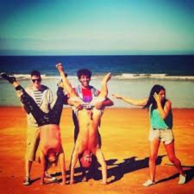 Stripper on a black background