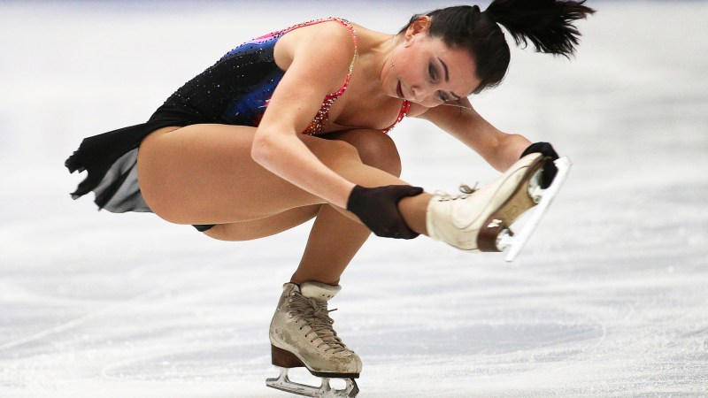 Sasha Trusova skater coward