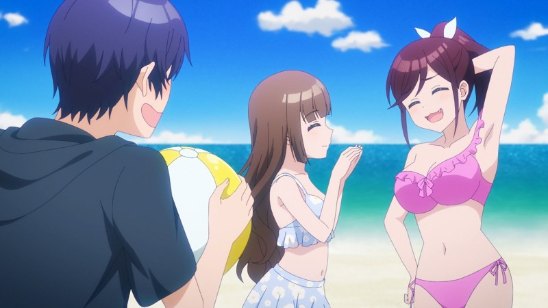 Marin Kitagawa in a swimsuit