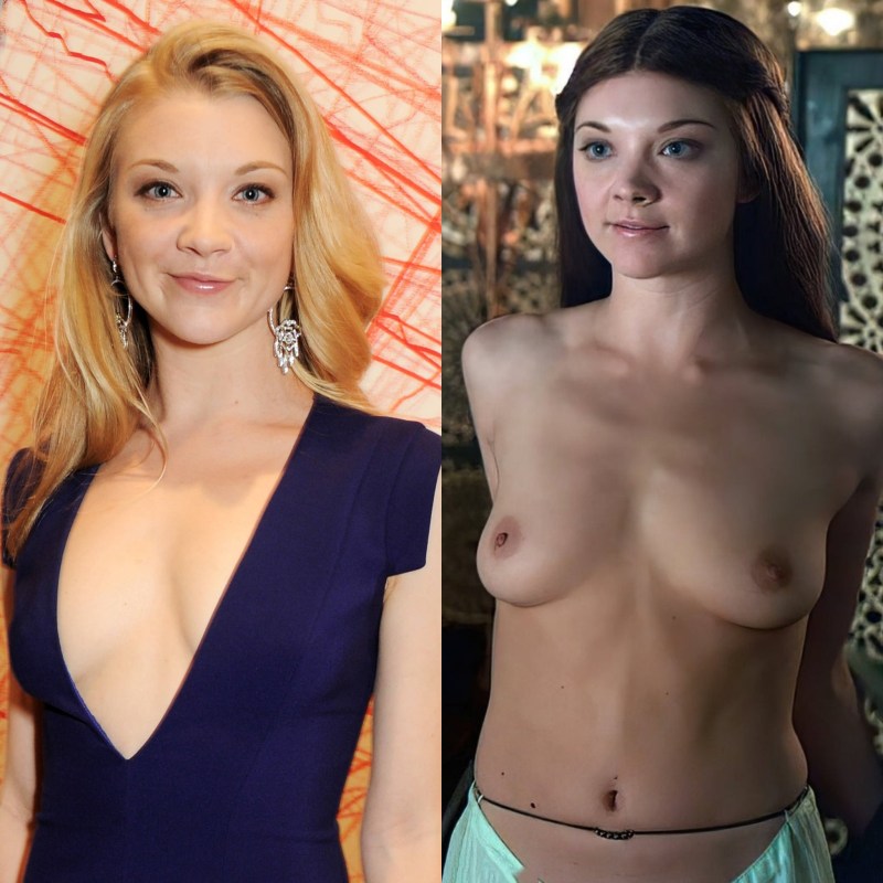 Naked Natalie Dormer in the series Tudora