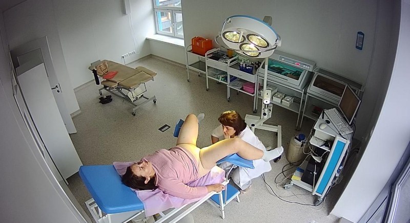 Gynecological examination of the vagina