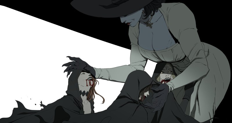 Resident Evil 8 daughter Lady Dimitrescu