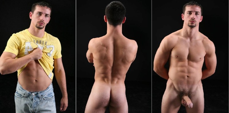 Dressed and undressed man