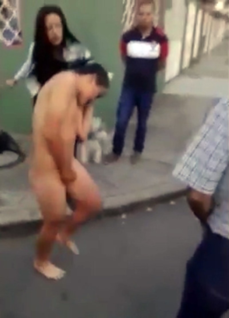 Uncensored Girl Beaten Forced to Strip Naked