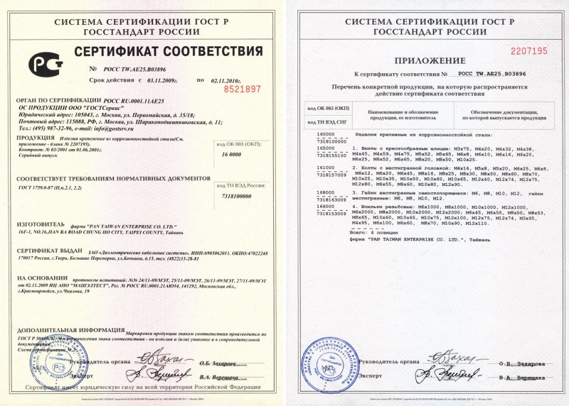 Passport for anchor executive m10x90