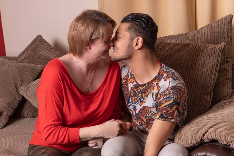 Young and mature lesbians