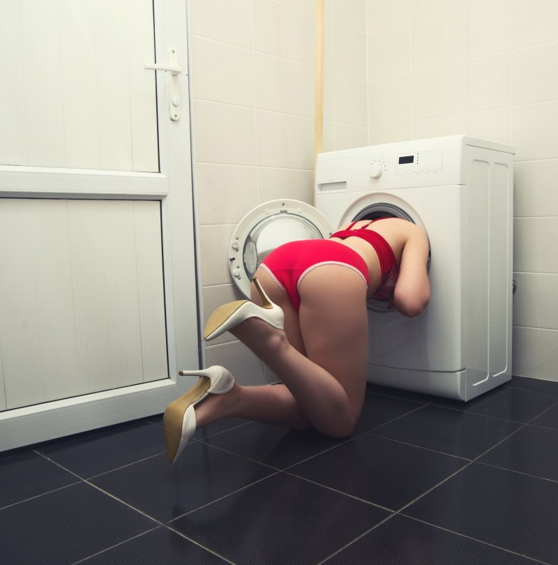 Sticking panties from a girlfriend