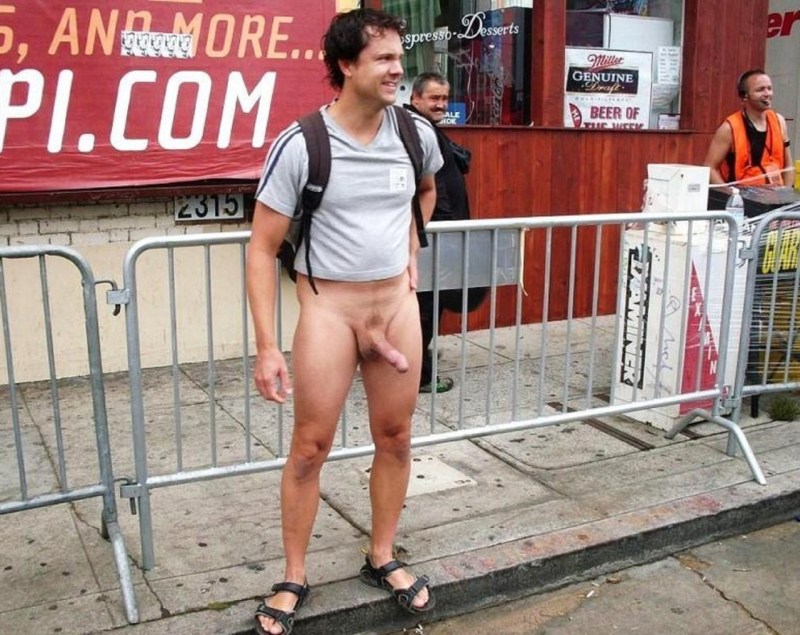 Random erection in public