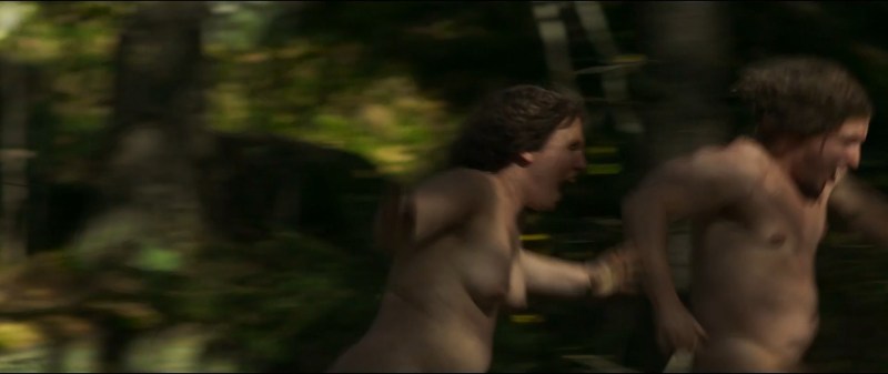 Eva Melaner in a swimsuit