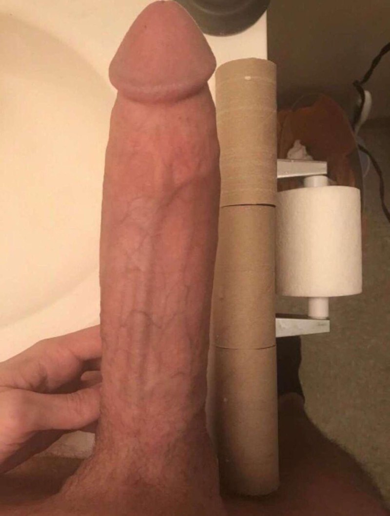 Huge penis with ruler