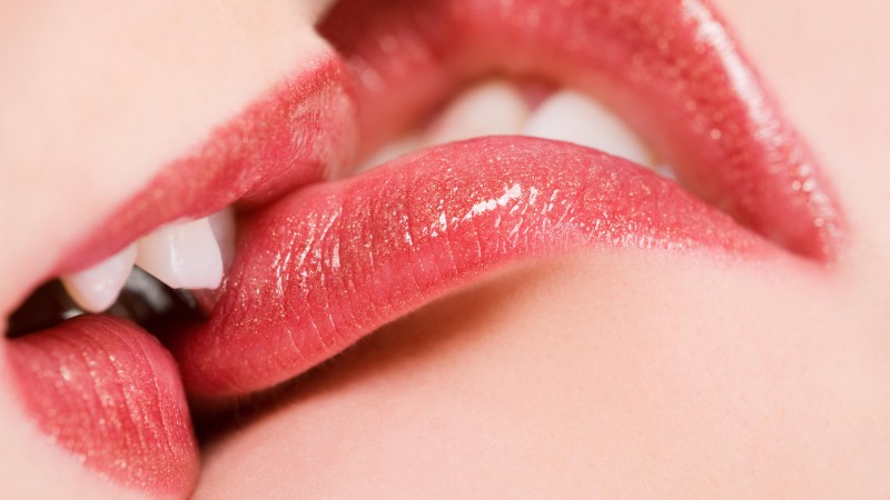 Beautiful lips of girls