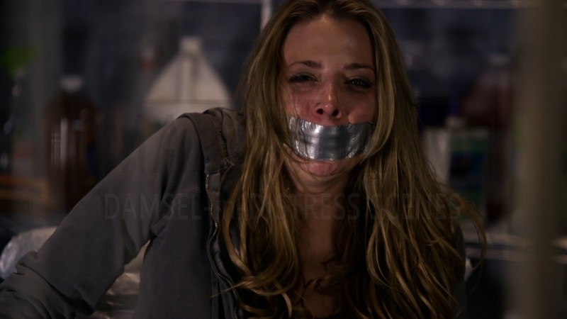 Naked bound women in stockings