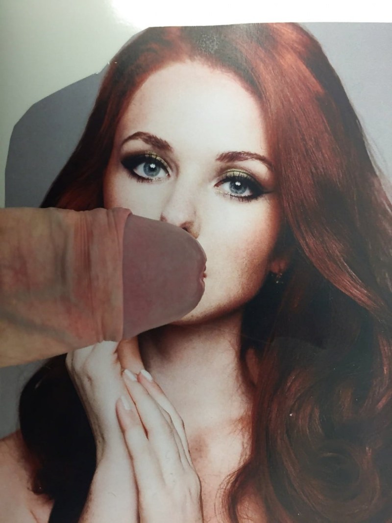 Modest redhead Lena undressed