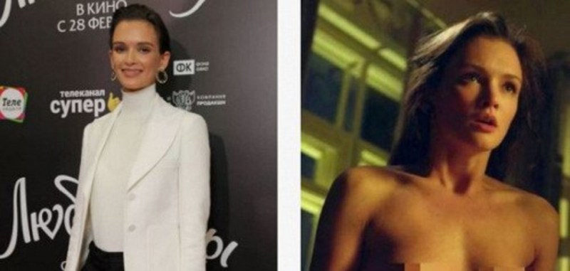 Julia Mikhalkova is dancing striptease