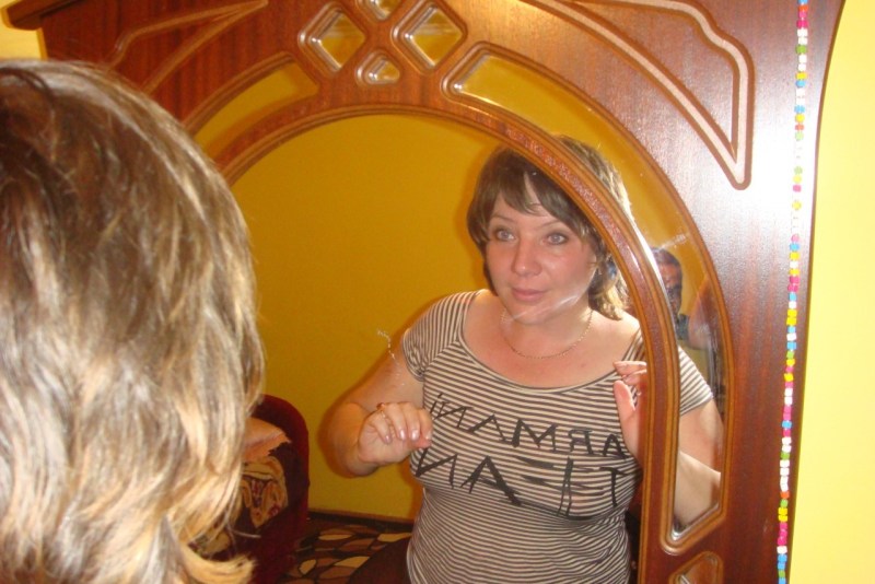 Very preoccupied wife