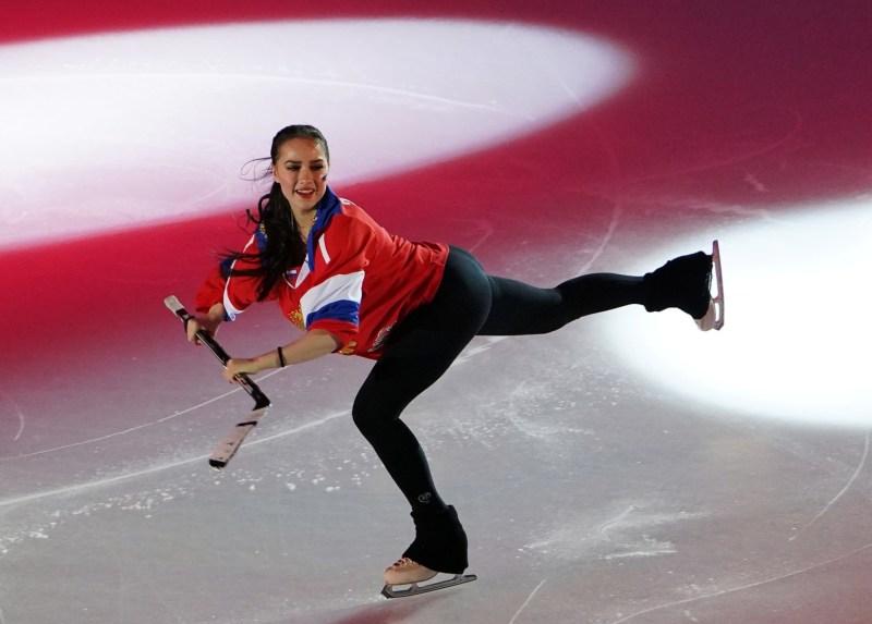Figure skating Alina Zagitova cowards