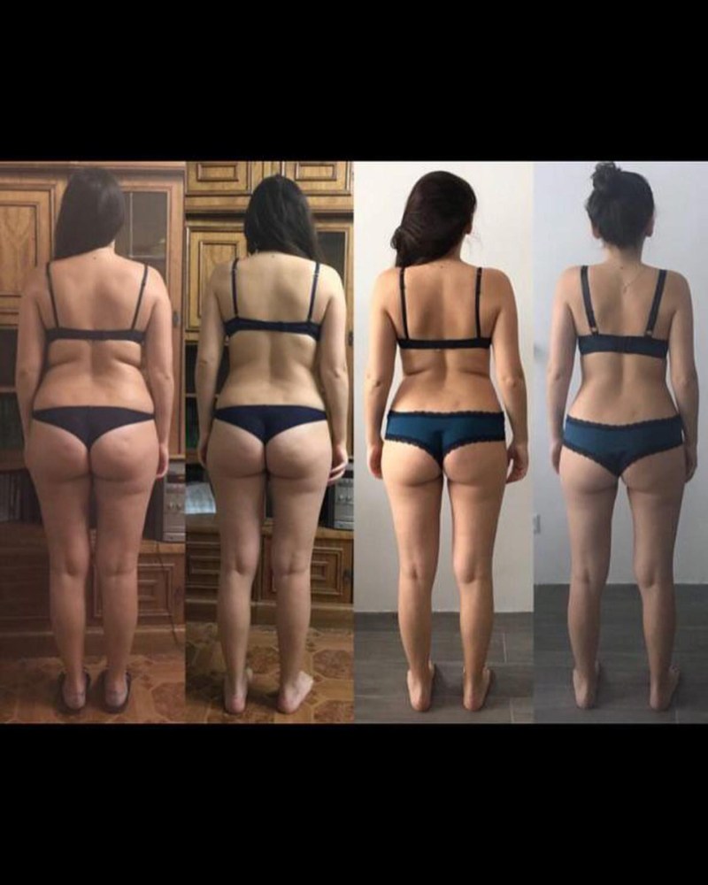 Up after losing weight from behind