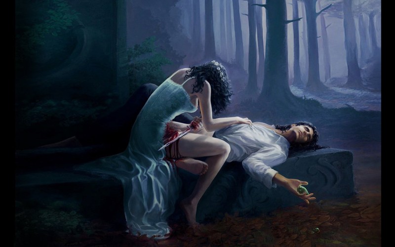 Running in a dark forest