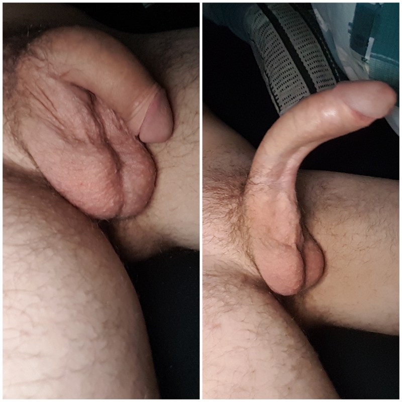 Huge hanging penis