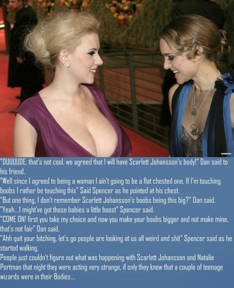 Scarlett Johansson XXX Caption