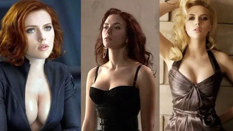 Scarlett Johansson for the chest in Lucy's film