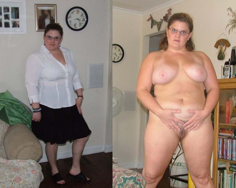 Grandmother Big Boobs Dressed and Undress Old Women