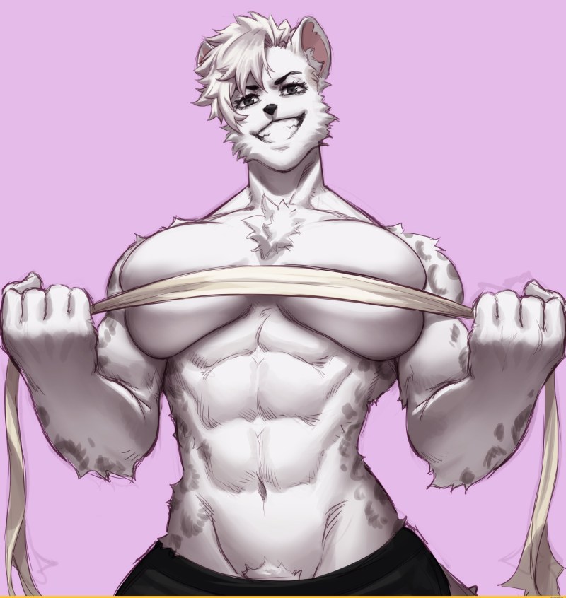 Muscular Anime Woman