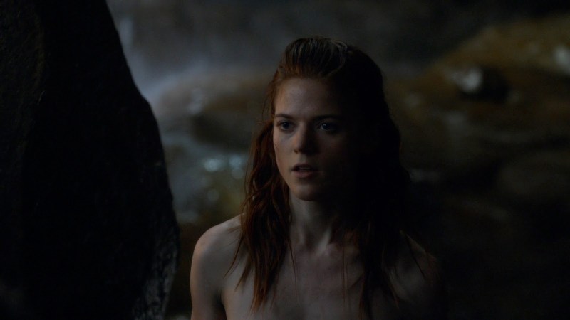 Rose Leslie in underwear