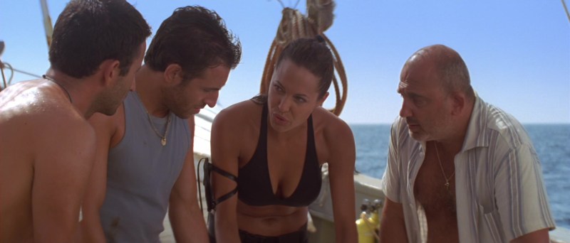 Film where Jolie runs along the sea