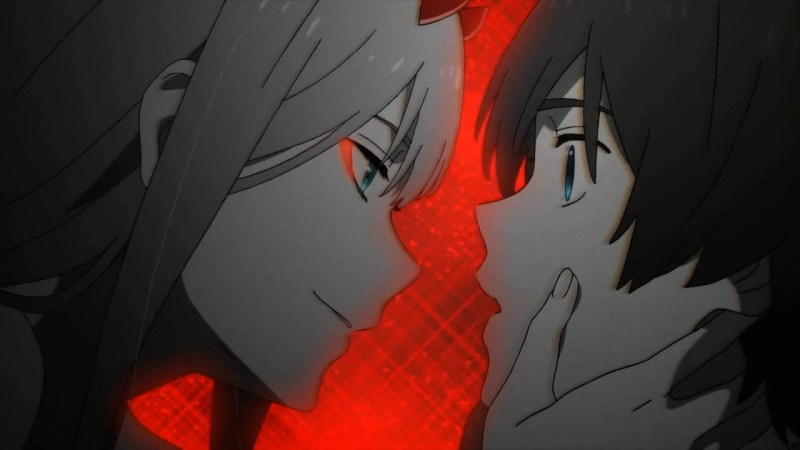 Anime darling in the franxx kiss