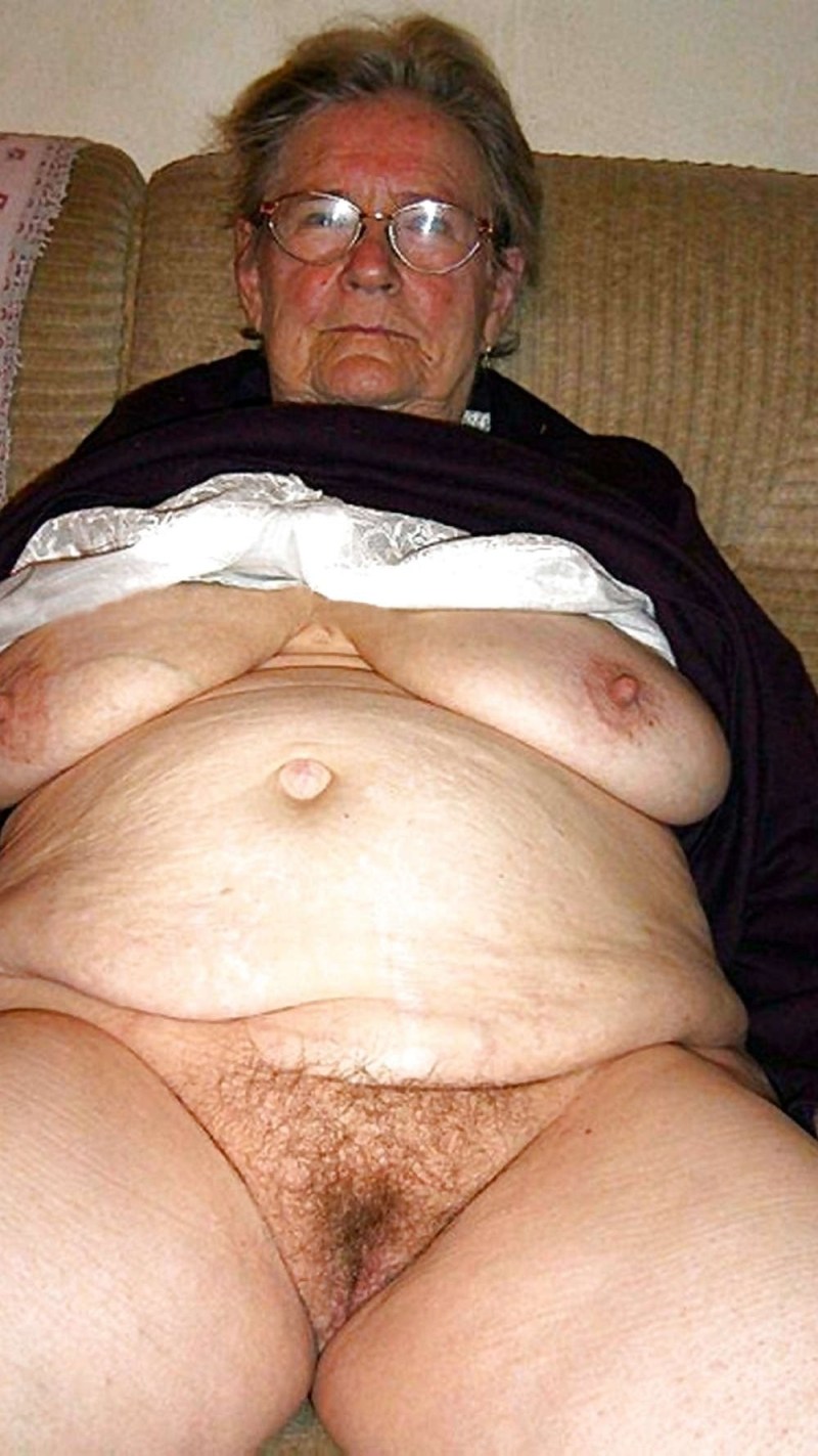 Naked fat old women