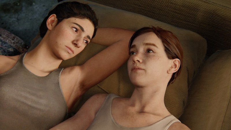Ellie and Dina The Last of US 2 Bed Scene 18