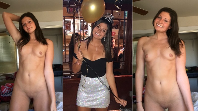 Girls dressed and undressed