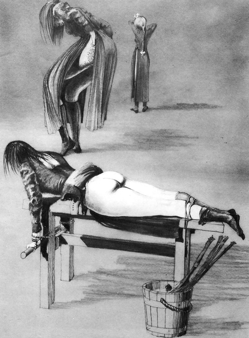 Punishment of girls flogging