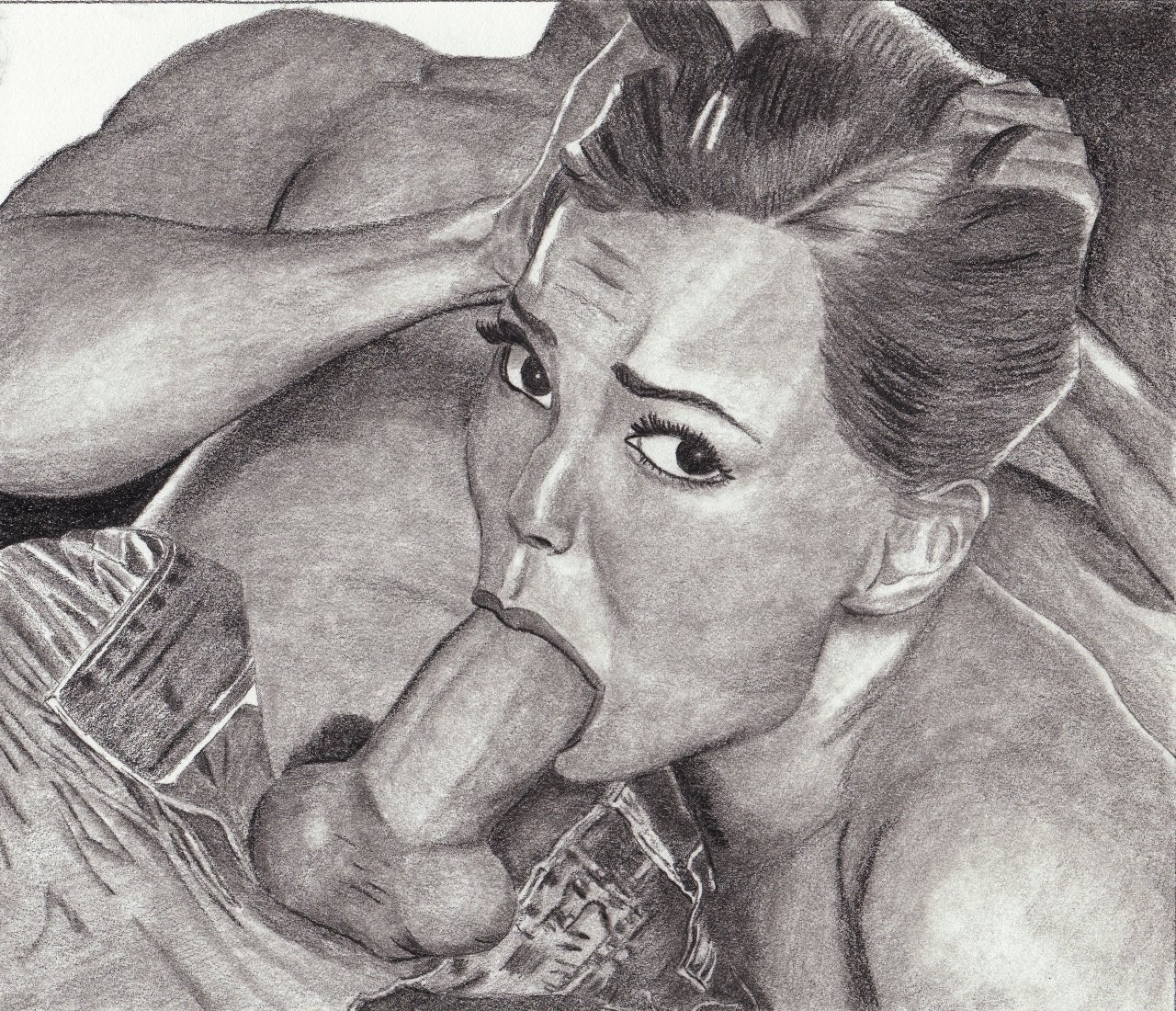 Oral sex drawing