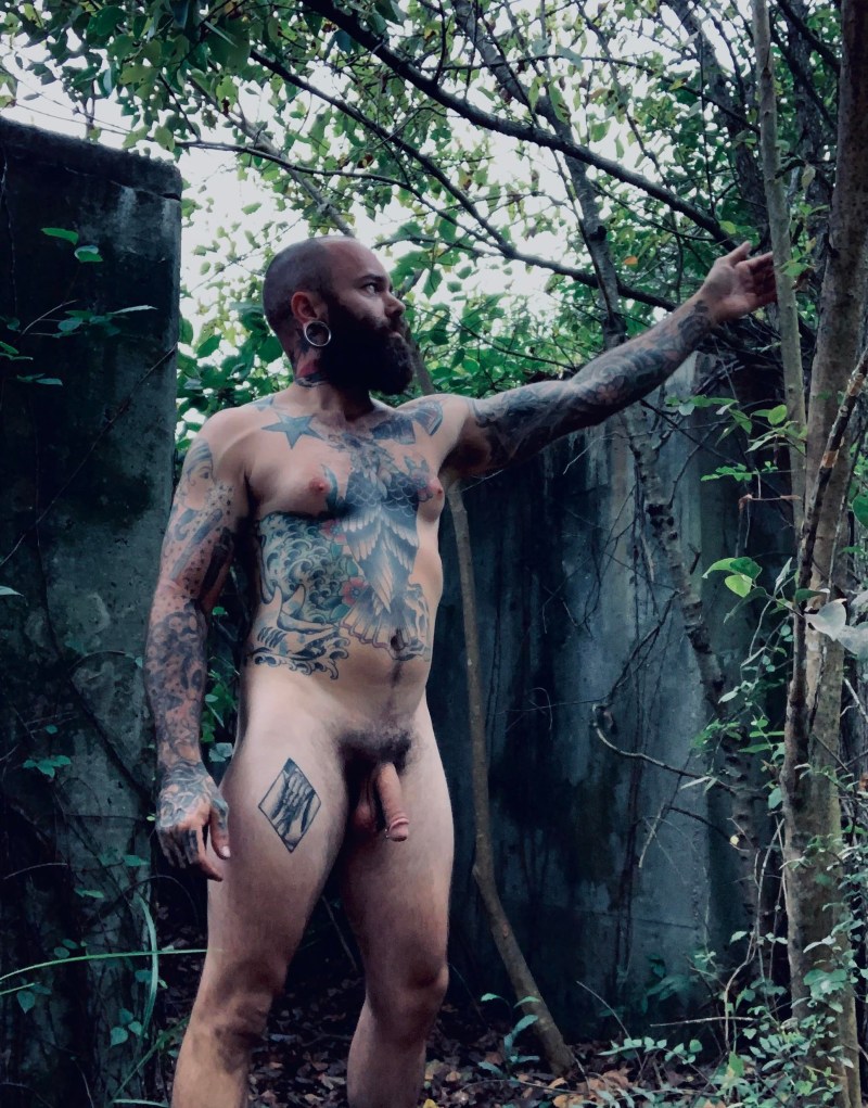 Naked blacks and white women