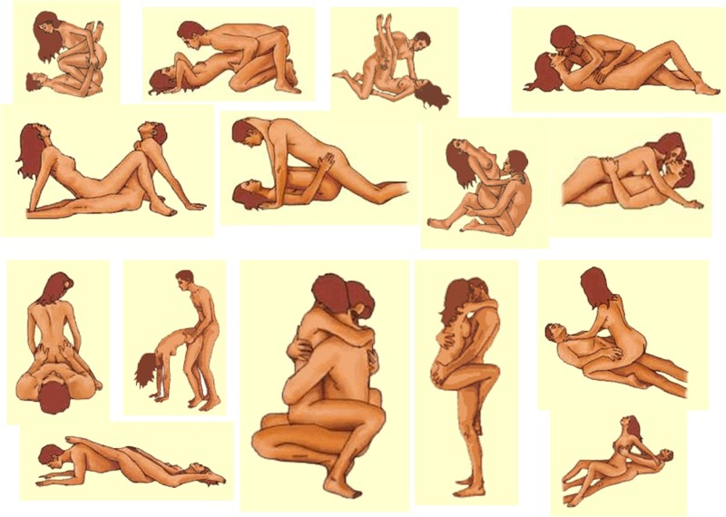 Different erotic poses