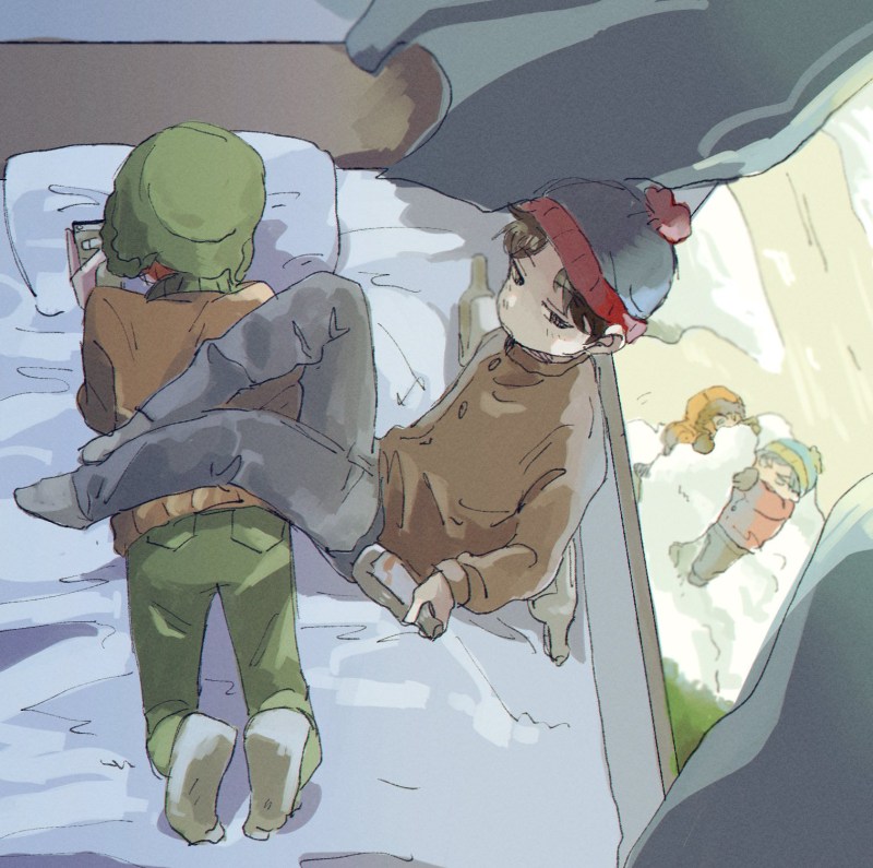 Kennet McCormik and Eric Cartman