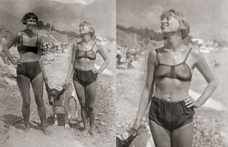 Soviet female swimsuits
