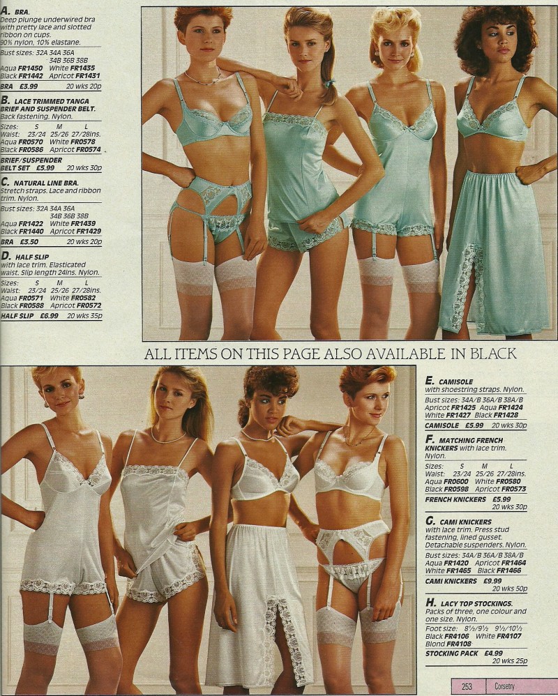 Catalog Retro Lingerie 80s Neckermann