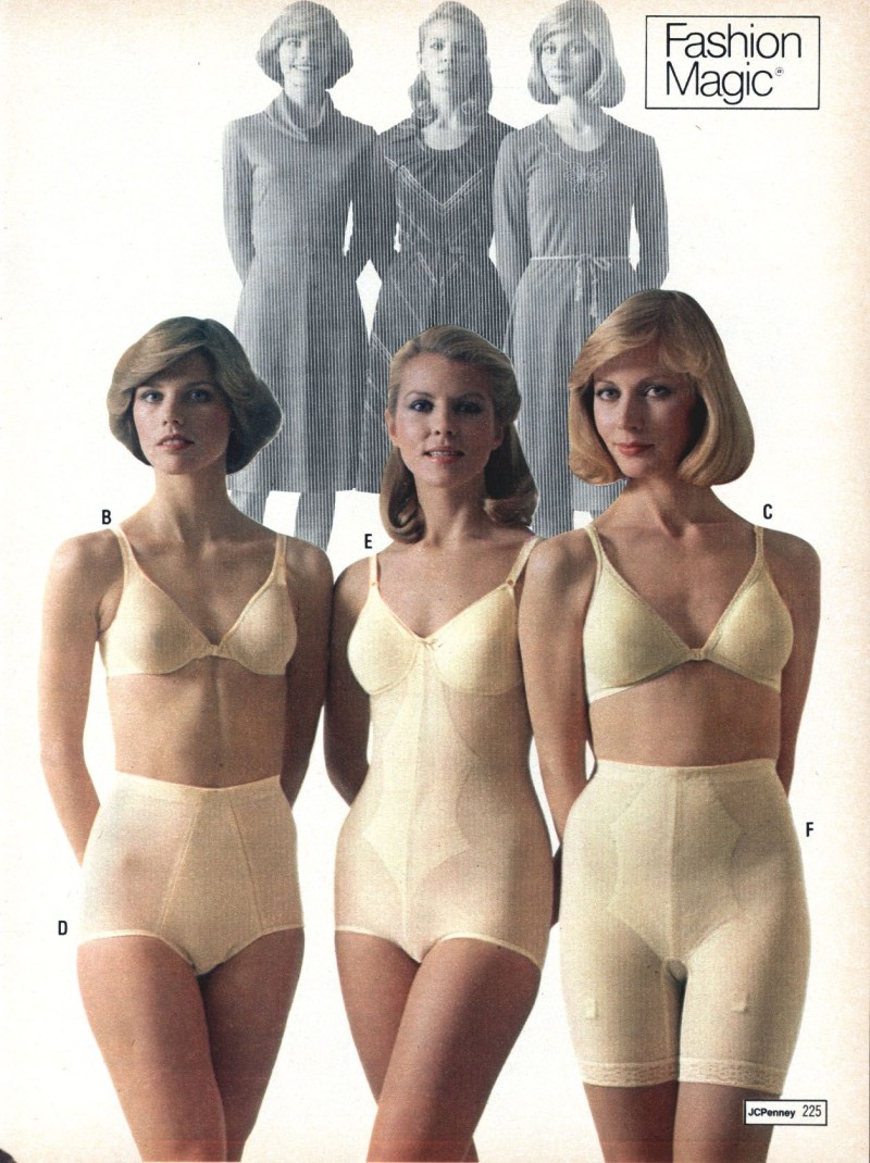 Women's underwear of the 80s