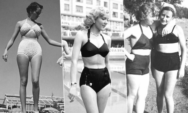 Women's underwear of the 80s