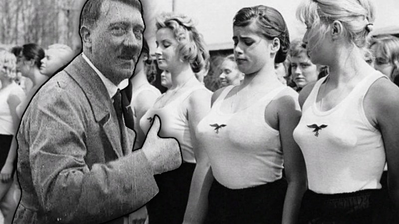 Adolf Hitler with women