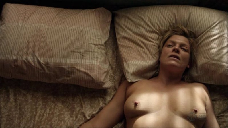 Naked Shanola Hampton in the series "Shameless", 2011