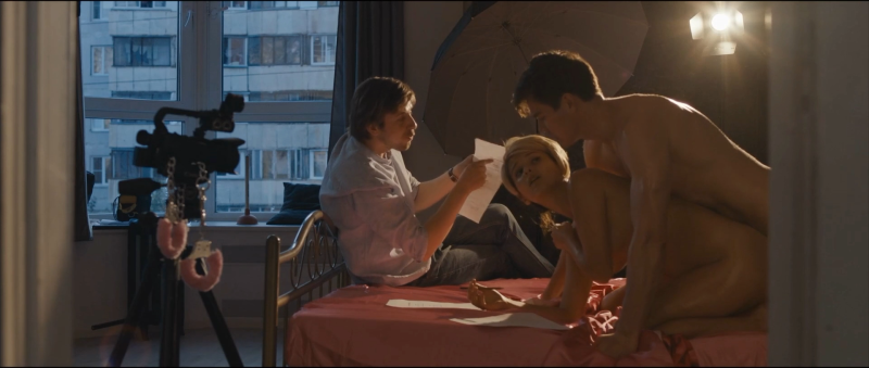 Aksyonova love naked in the film