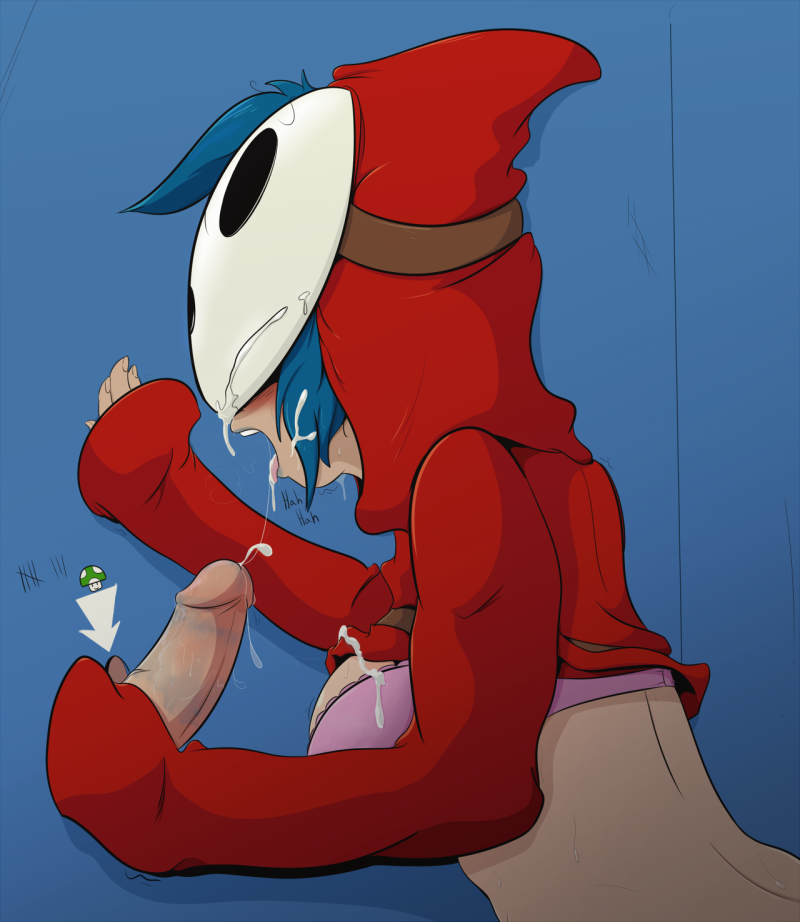 Mario Shy Gal Feissitting