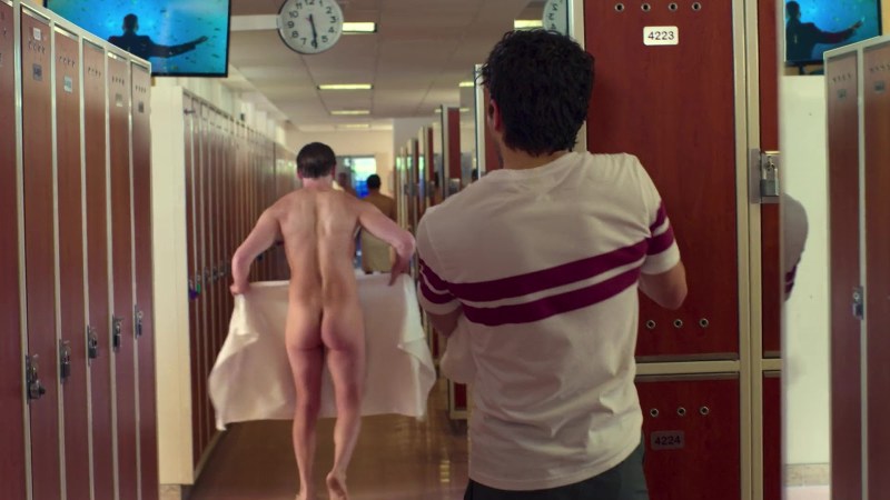 Gay Buff Men Having Sex in the Locker Room