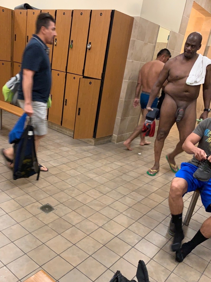 Asses and Huge Cocks in Man Locker Room Spy