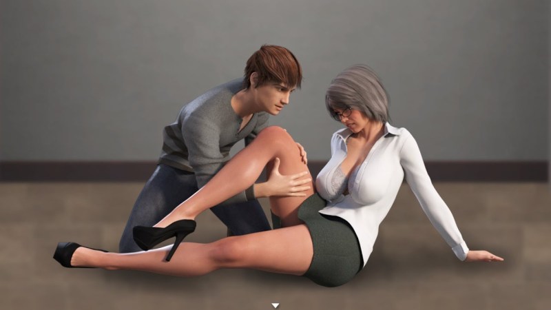 Nemovable women without panties