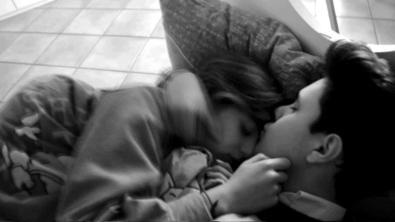 Caresses a Russian girl